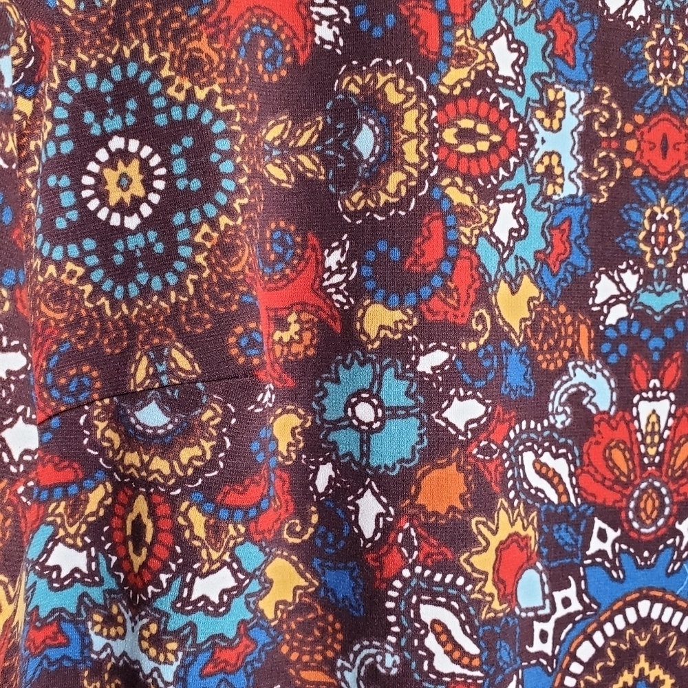 London Style Collection Print Dress. Sz 14 - Picture 9 of 11